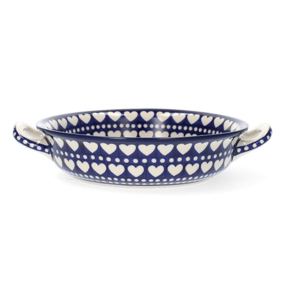 Oven Dish round 1000 ML - Blue valentine