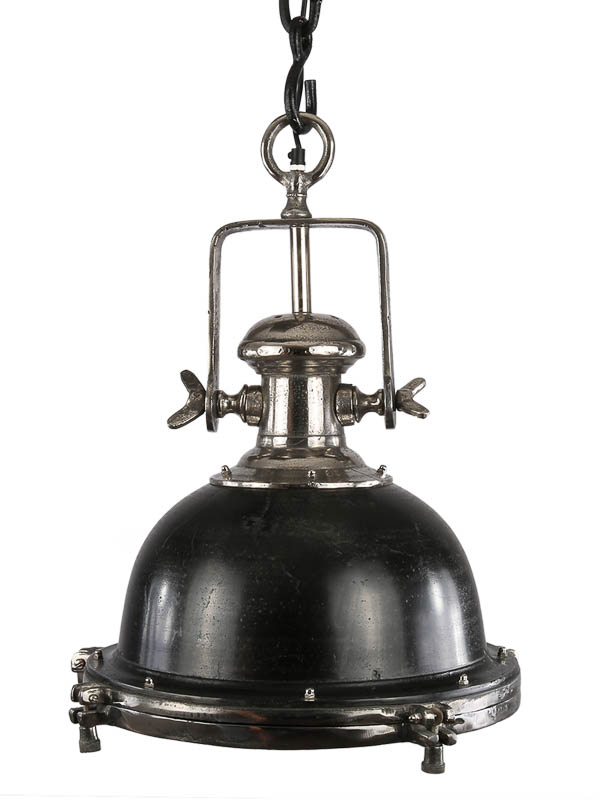 Hanglamp Toscane 50 cm, zwart ruw nickel