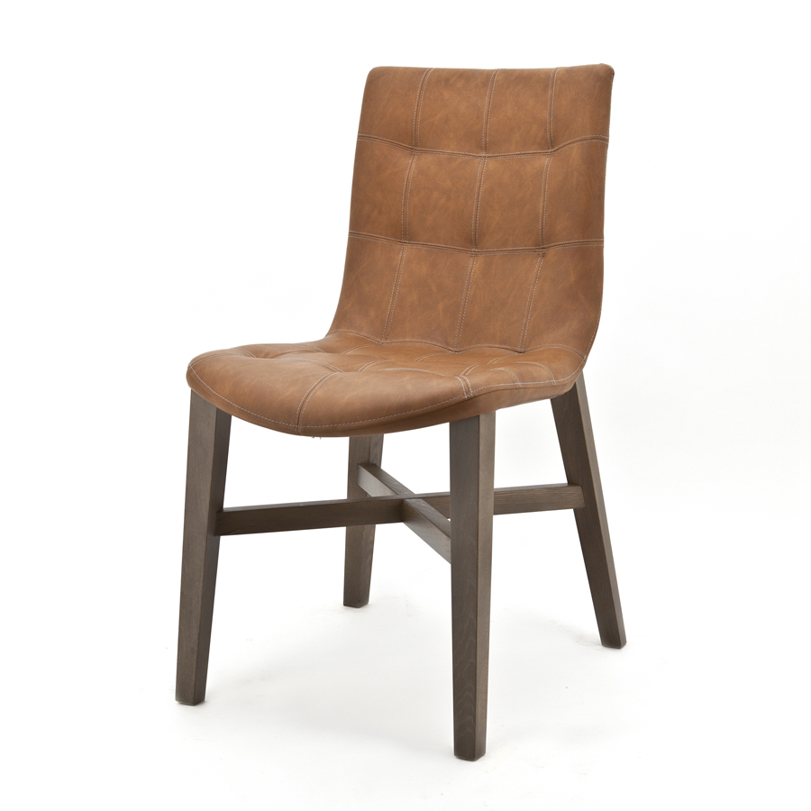 Eetstoel Neba - cognac vintage