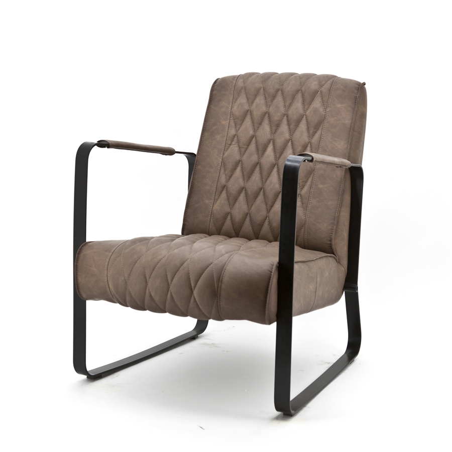 Fauteuil Caro - Bruin Vintage Fauteuil Caro - Bruin Vintage