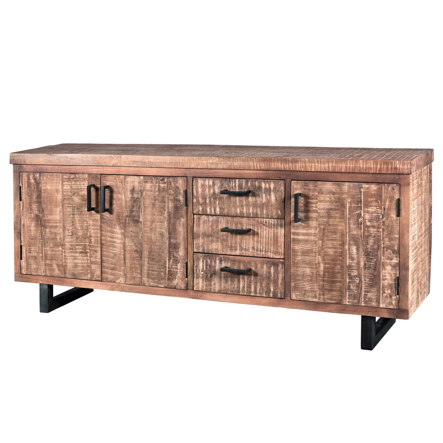 Mango Dressoir 3-drs. 3 laden Mango Dressoir 3-drs. 3 laden