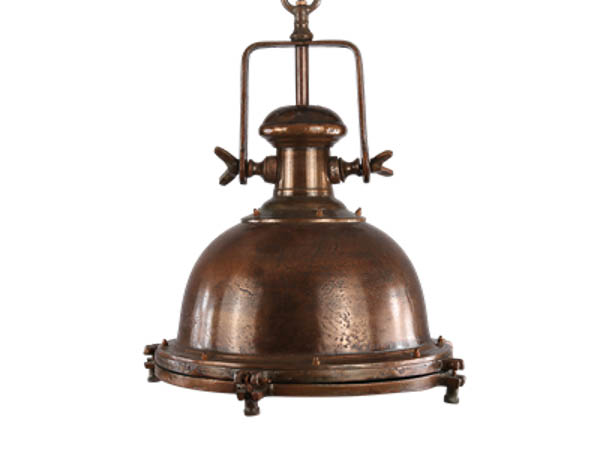 Hanglamp Toscane 40 cm vintage koper