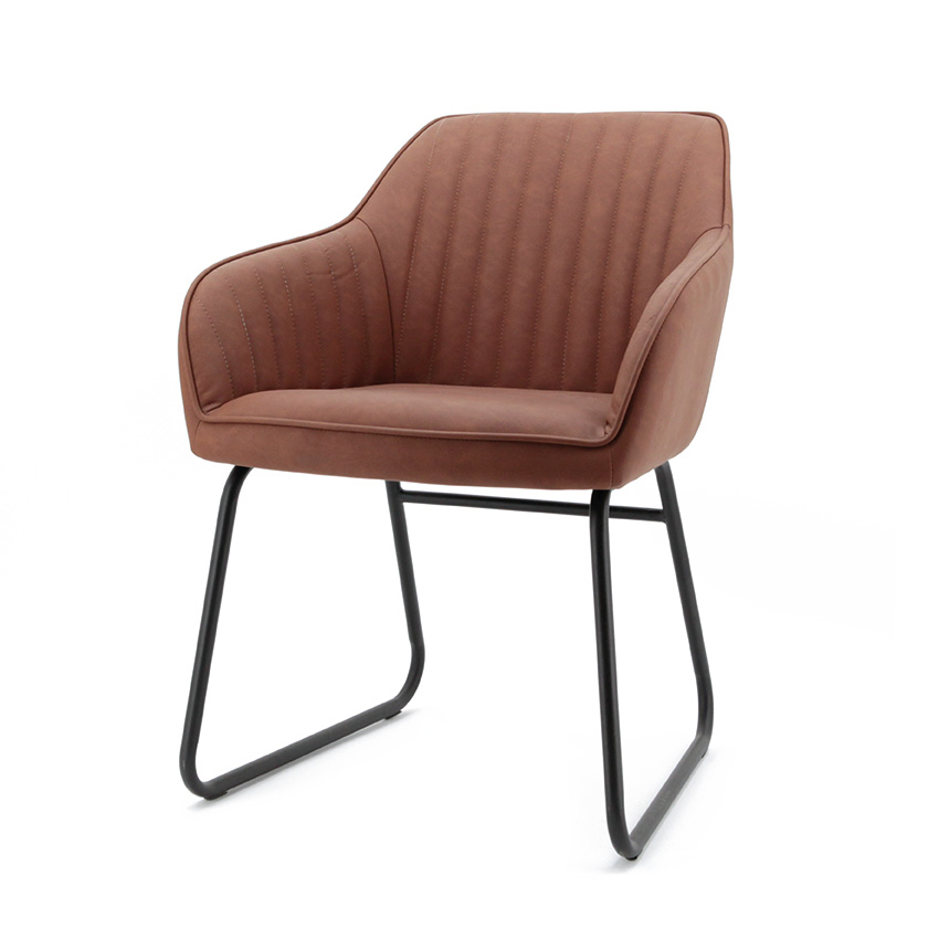 Stoel Marilyn - cognac tampa Stoel Marilyn - cognac tampa