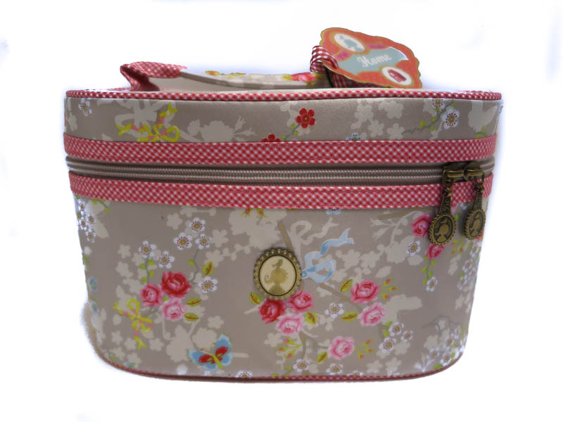 Pip Studio Beautycase L Chinese Rose Khaki pip studio kopen in de aanbieding Pip Studio Beautycase L Chinese Rose Khaki pip studio kopen in de aanbieding