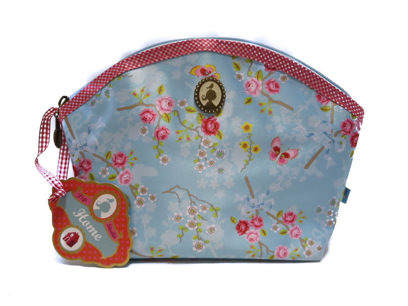 Pip Studio Cosmeticbag M Chinese Rose Blue pip studio kopen in de aanbieding