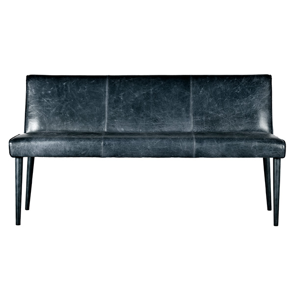 Eetkamerbank Sascha Zwart Cerato Leder huismerk kopen in de aanbieding Eetkamerbank Sascha Zwart Cerato Leder huismerk kopen in de aanbieding