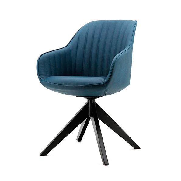 Stoel Jules Blauw Pu huismerk kopen in de aanbieding Stoel Jules Blauw Pu huismerk kopen in de aanbieding