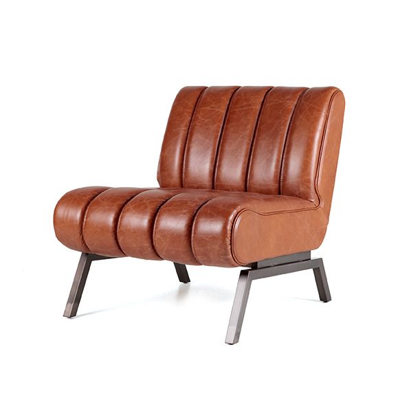 Fauteuil Shevy Cognac Java Leer huismerk kopen in de aanbieding