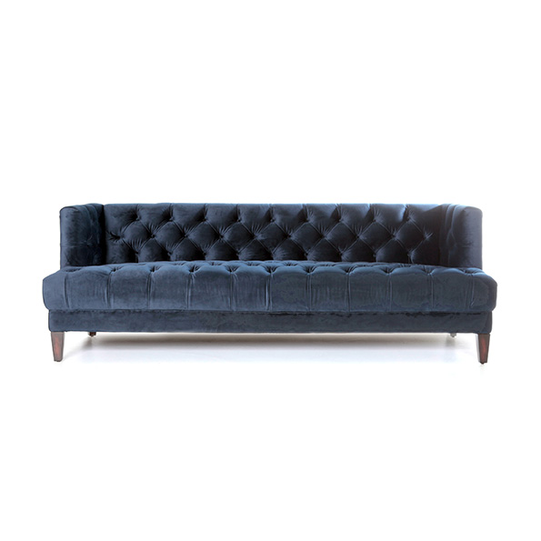 Bank Vogue - blauw velvet