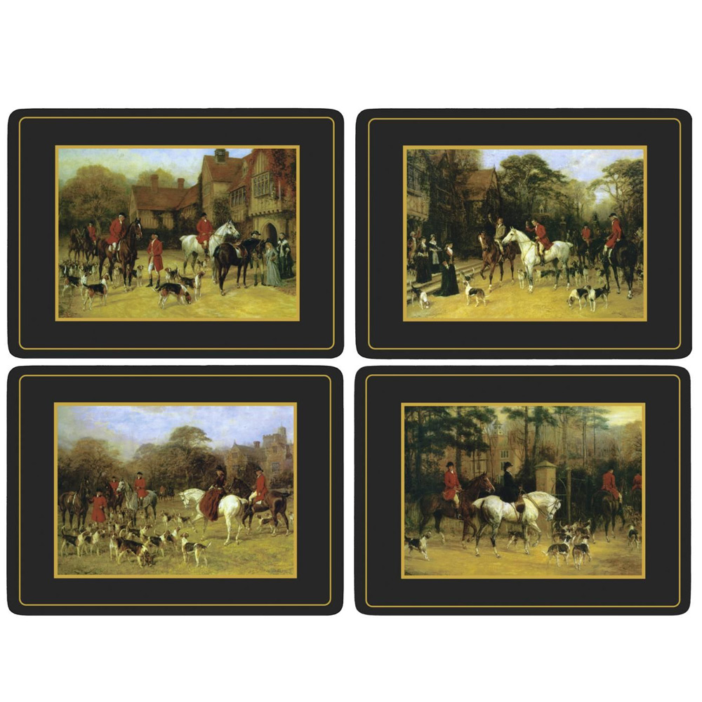 Placemat Tally ho, set van 4