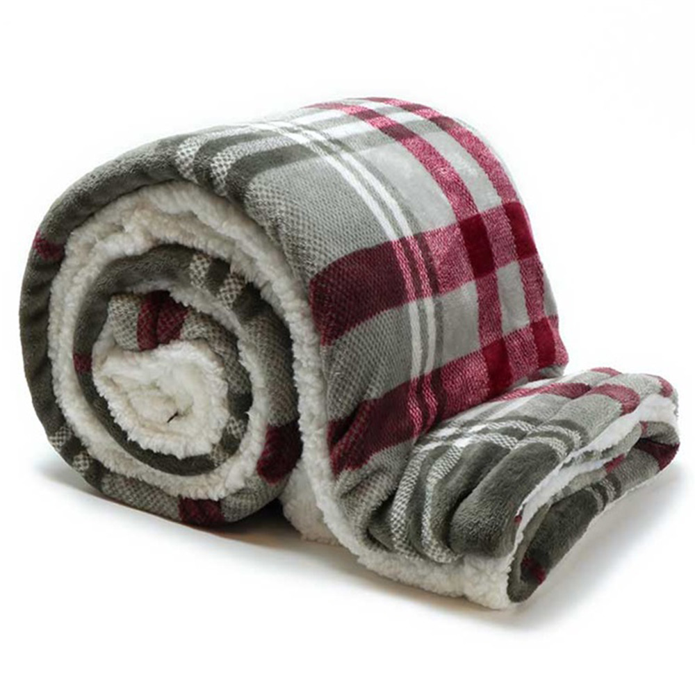 plaid Larsson grey/red