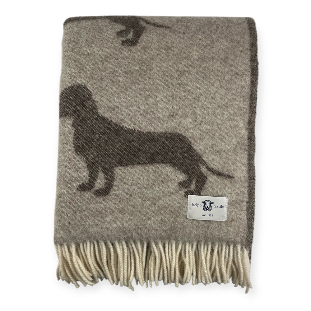 Belpo Leather Care Plaid wol Teckel Brown