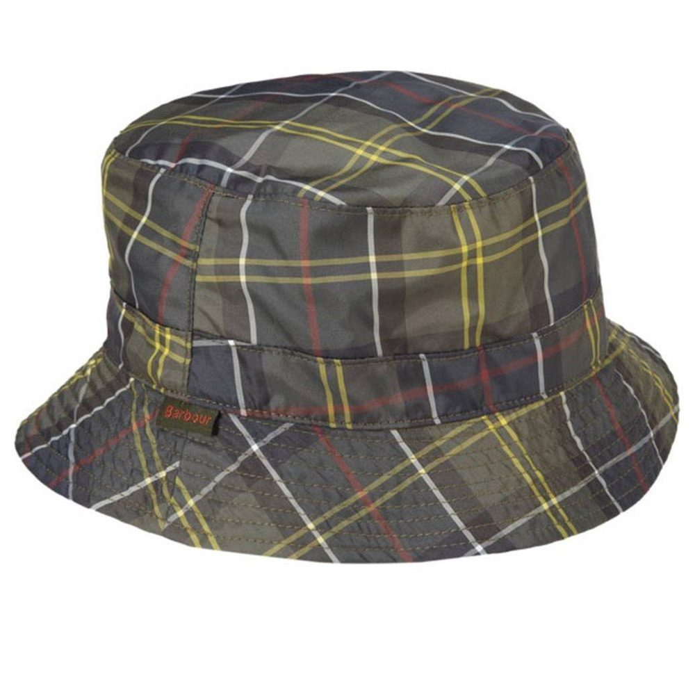 Reversible Packable Tartan Olive