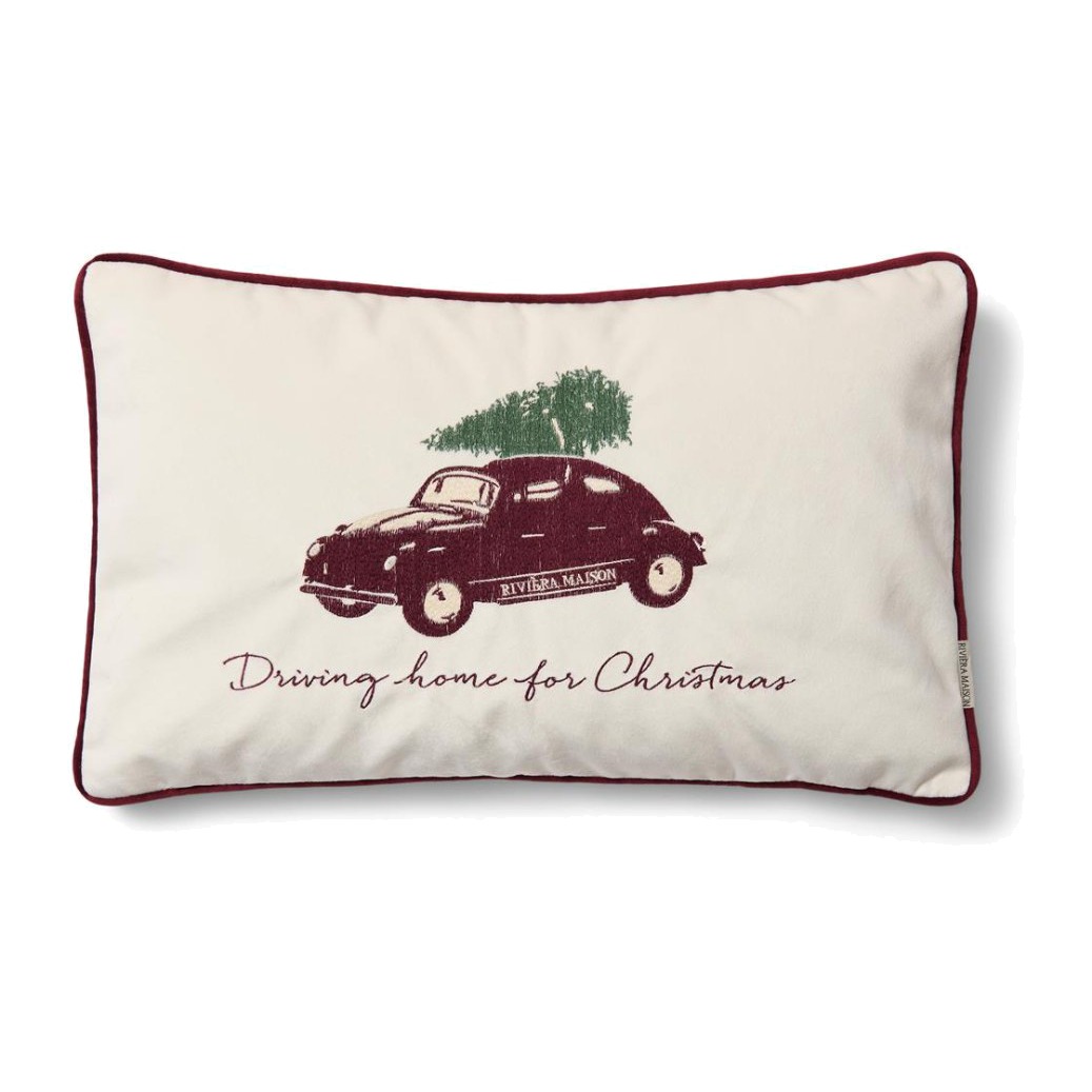 Riviera Maison Kussen Driving Home For Christmas 50x30