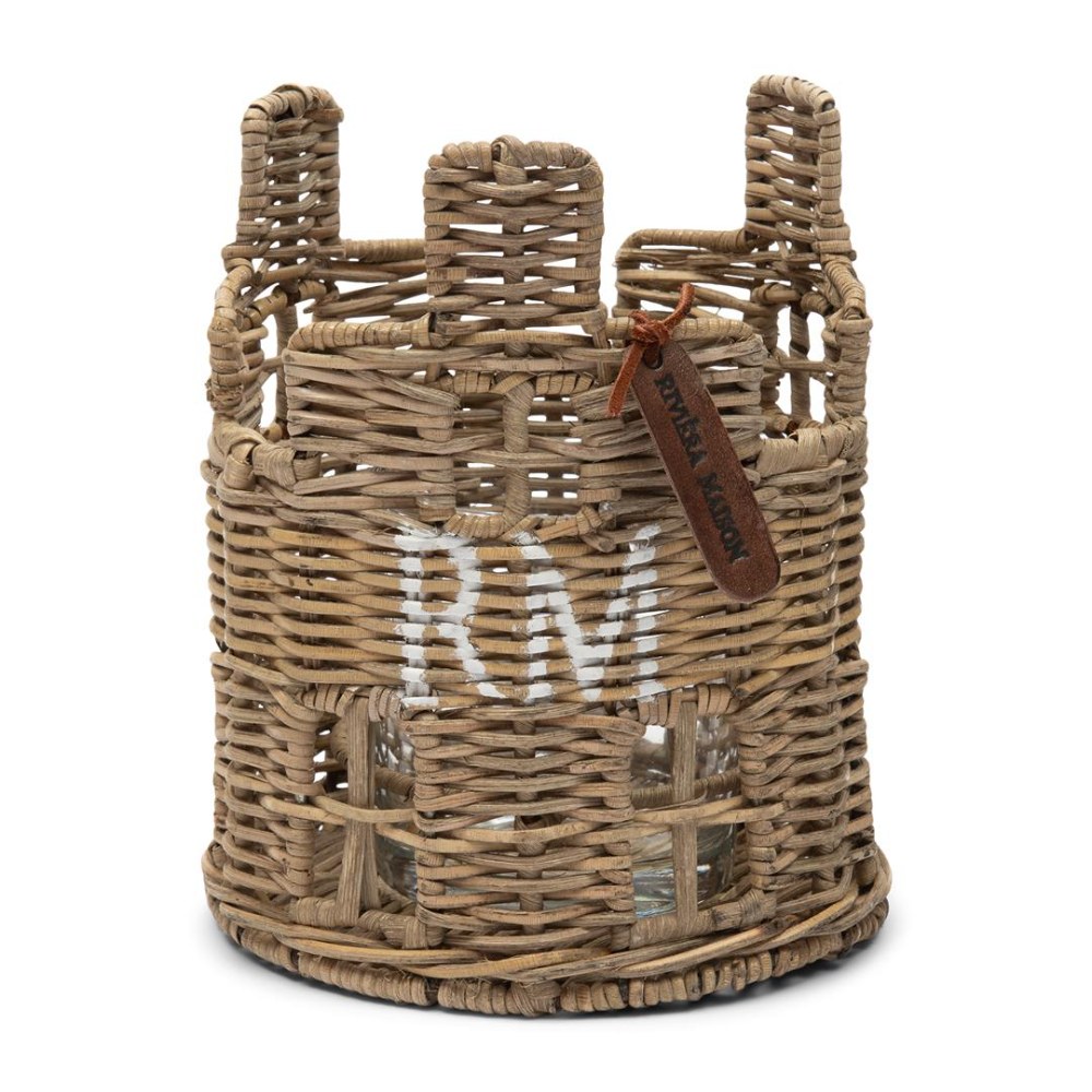Riviera Maison Rustic Rattan Windlicht Huisje