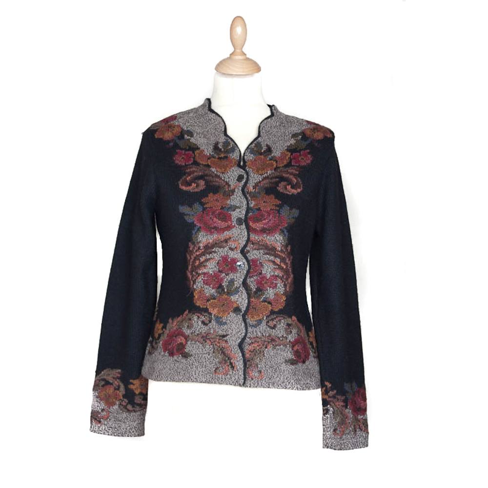 Roseto Jacket Black/Grey (2801A) Roseto Jacket Black/Grey (2801A)