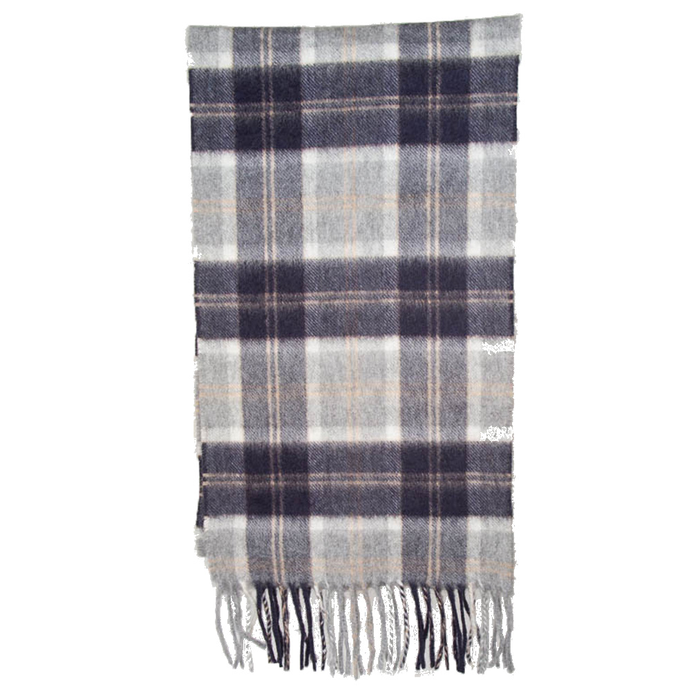 Ruit cashmere grijs/blauw Ruit cashmere grijs/blauw