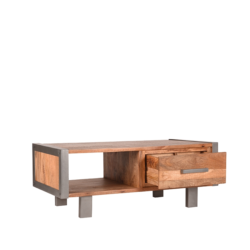 Salontafel Factory - Rough - Mangohout - 120x60 cm