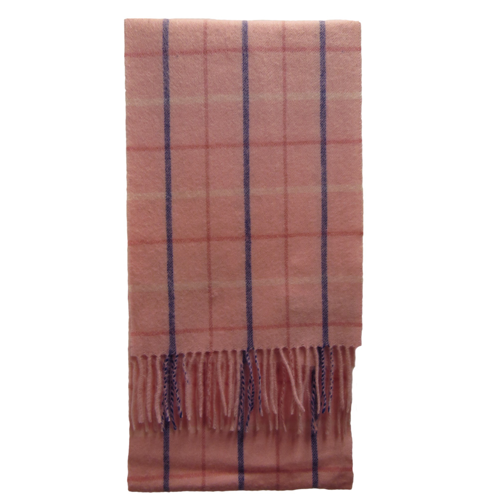 Barbour Scarf Country Tattersall Pink
