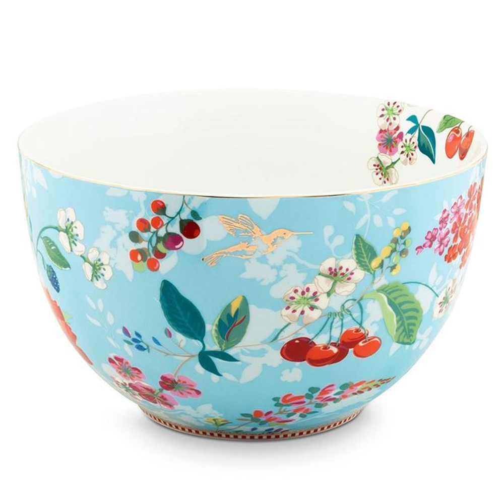 Schaal Groot Hummingbirds blue 23 cm Schaal Groot Hummingbirds blue 23 cm