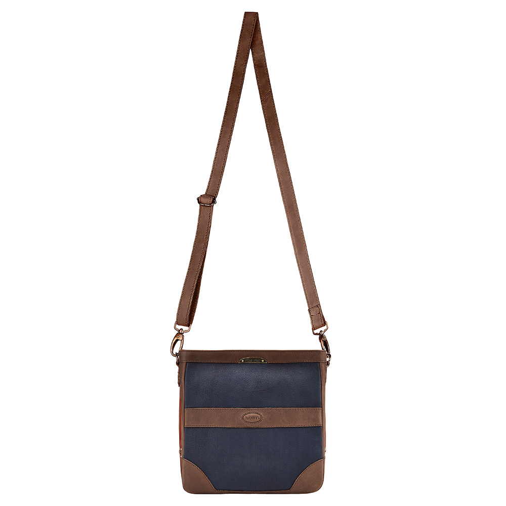 Schoudertas Ardmore Navy/brown Schoudertas Ardmore Navy/brown