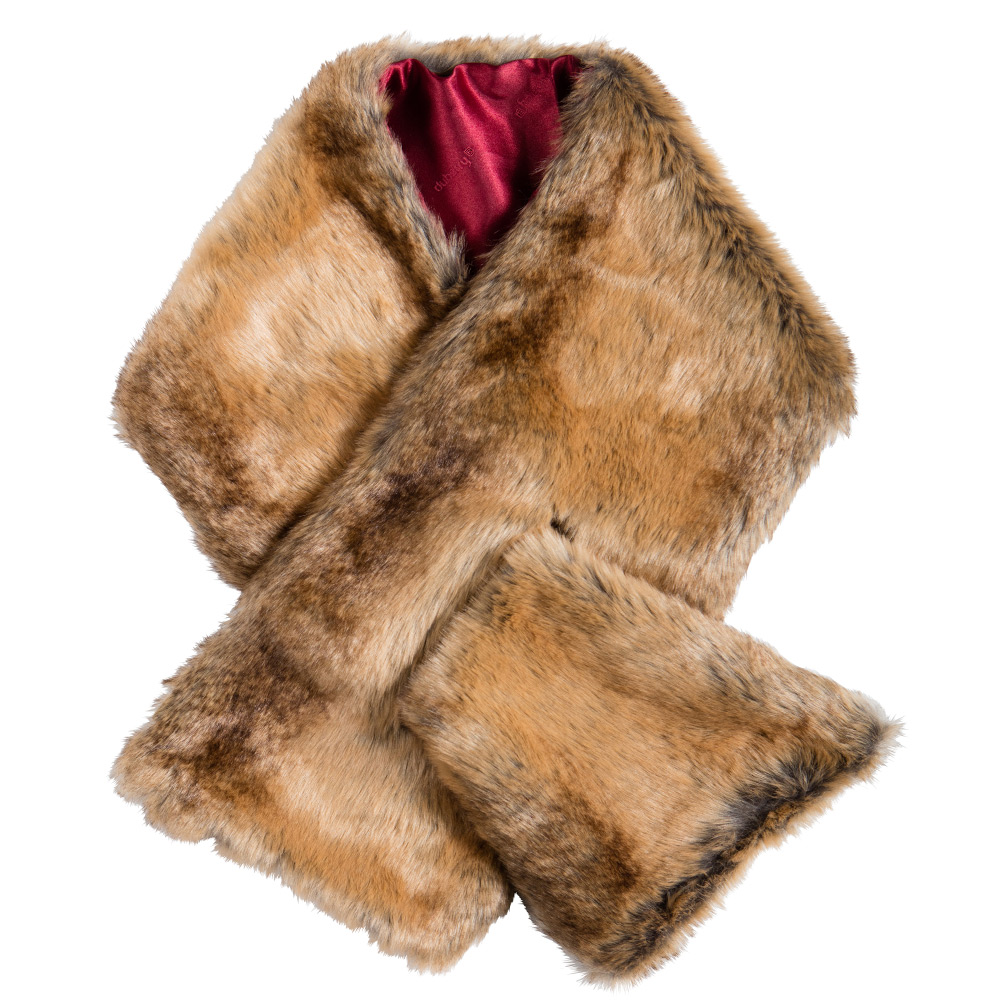 Dubarry Sjaal Altamont imitatiebont chinchilla