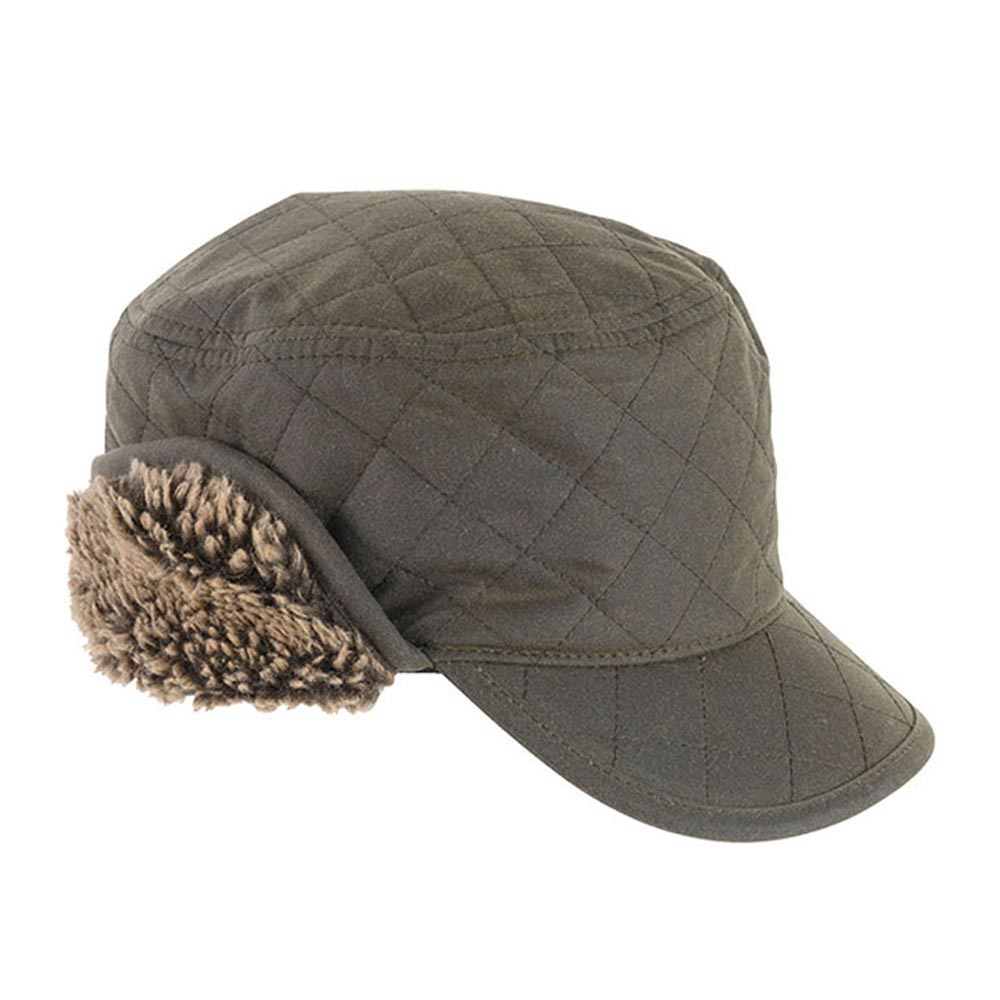 Barbour stanhope hunting cap olive