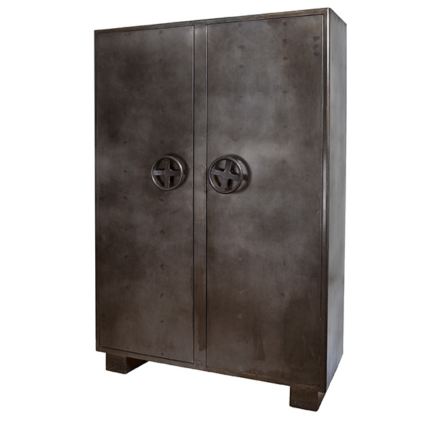 Stoere locker kabinetkast 2 deurs
