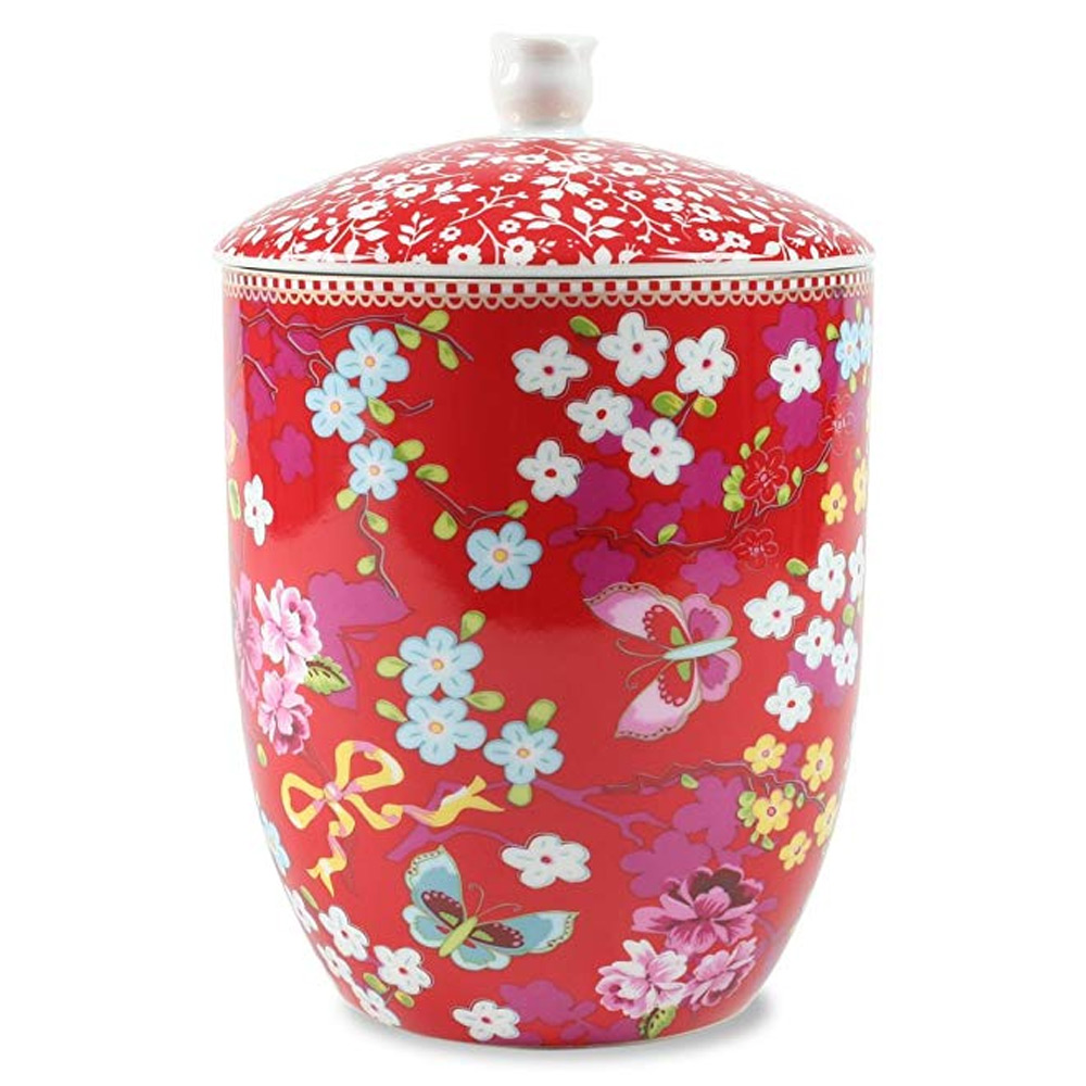Storage Jar Chinese Rose Storage Jar Chinese Rose