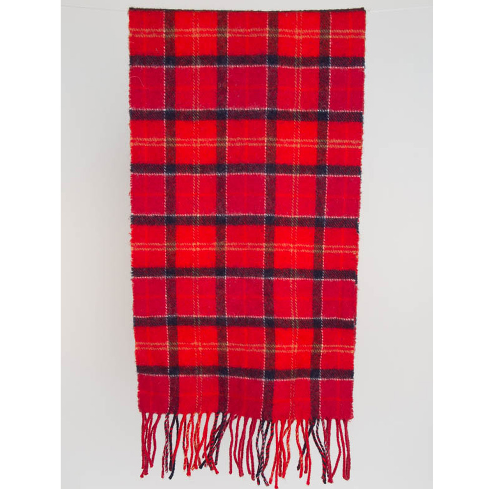 Tartan scarf lambswool cardinal Tartan scarf lambswool cardinal