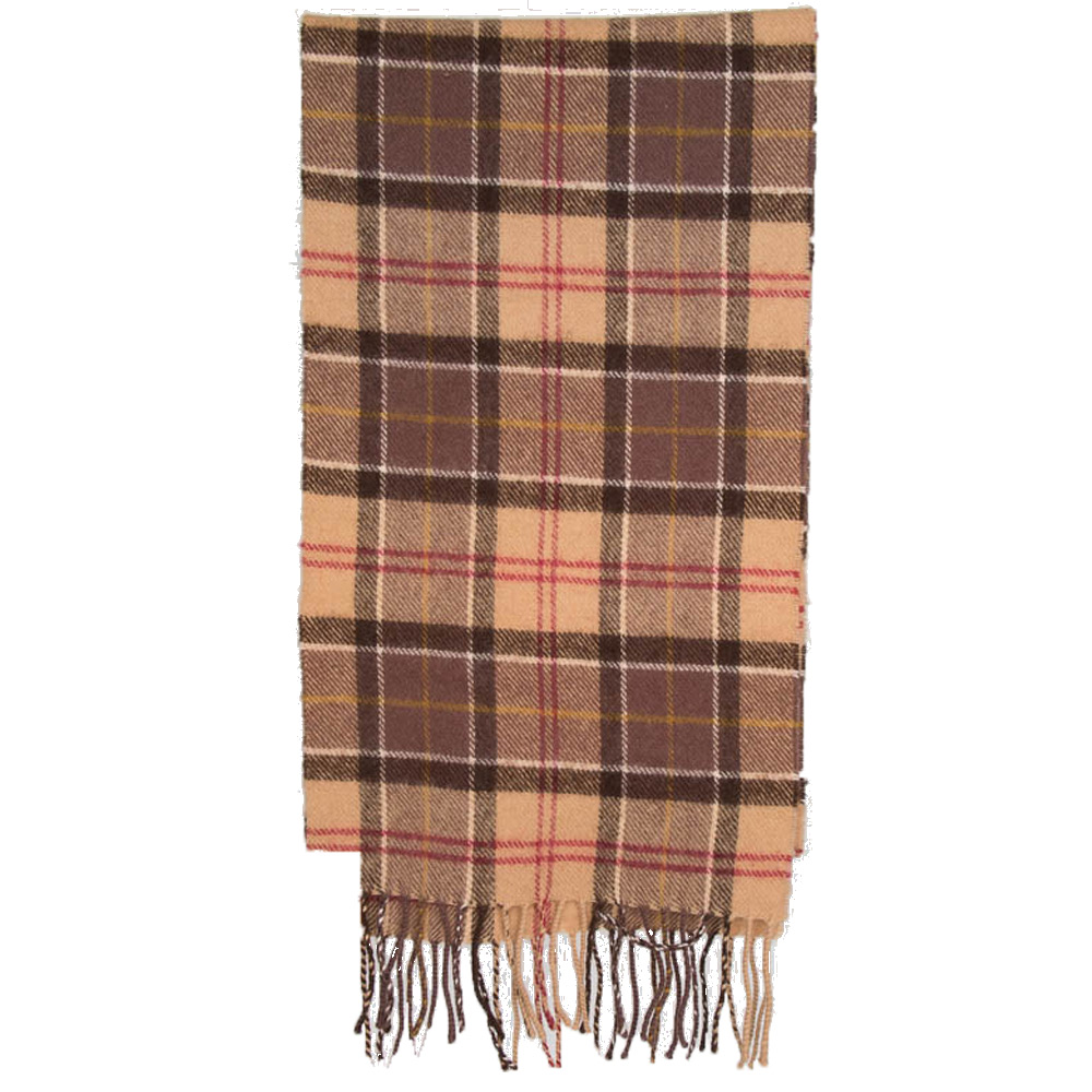 Tartan scarf lambswool muted Tartan scarf lambswool muted