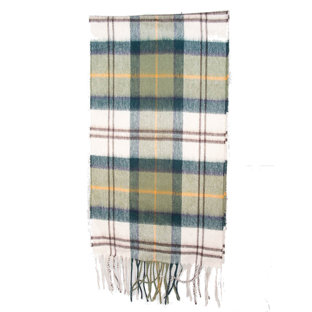 Tartan scarf merino/cashmere ancient