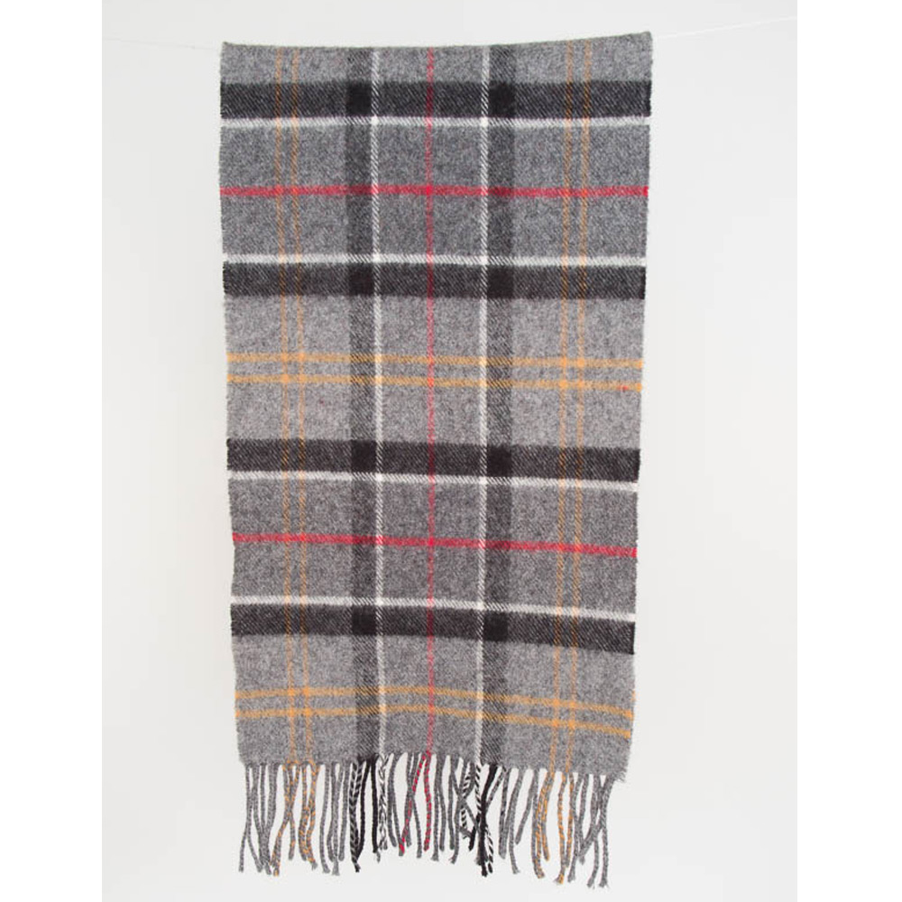 Tartan scarf merino/cashmere modern tartan