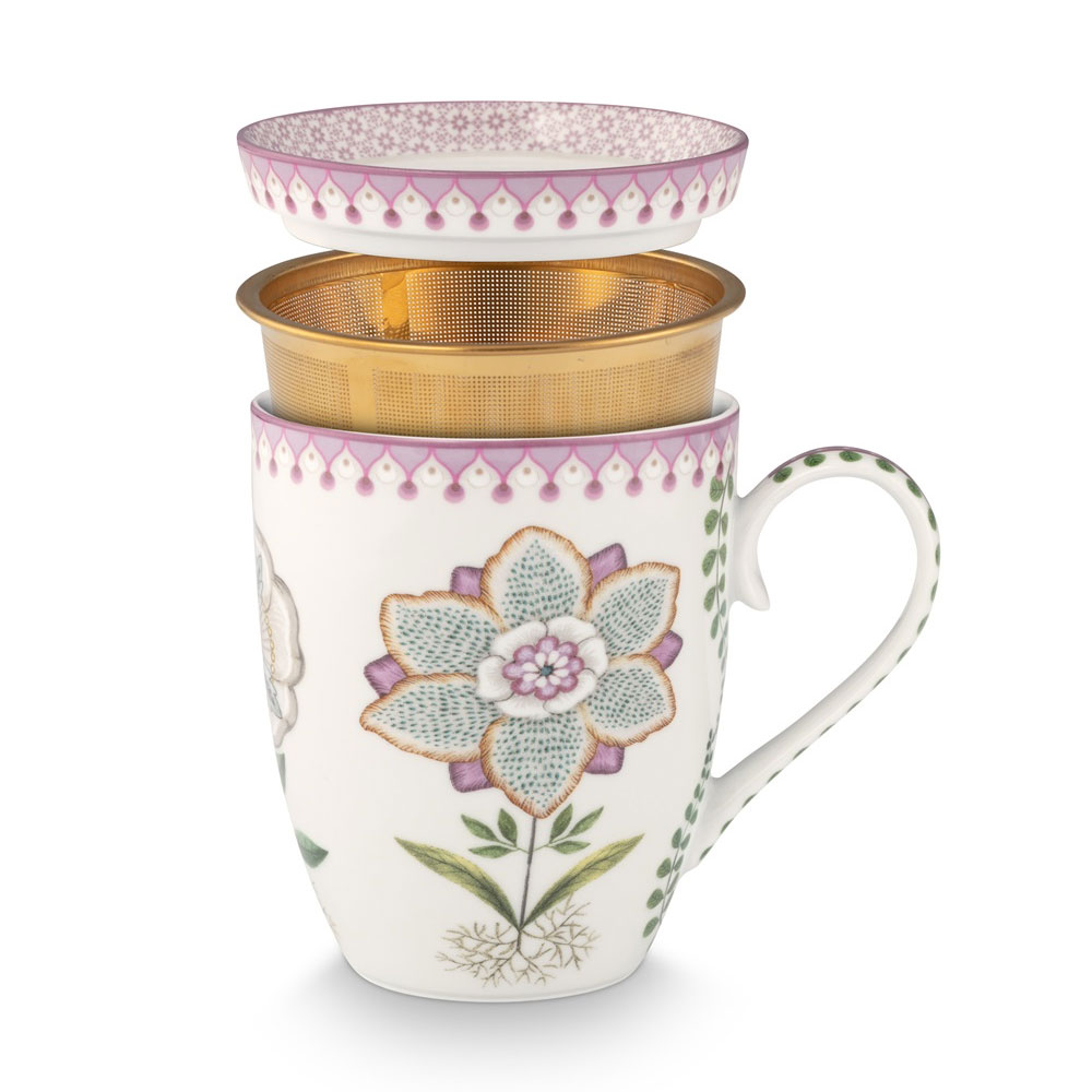 PiP Studio Tea for one Lily & Lotus Off white