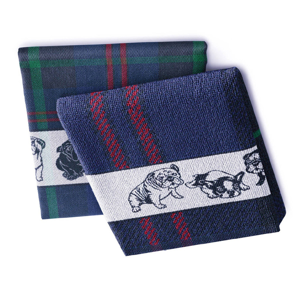 thee- en keukendoek set Bully navy