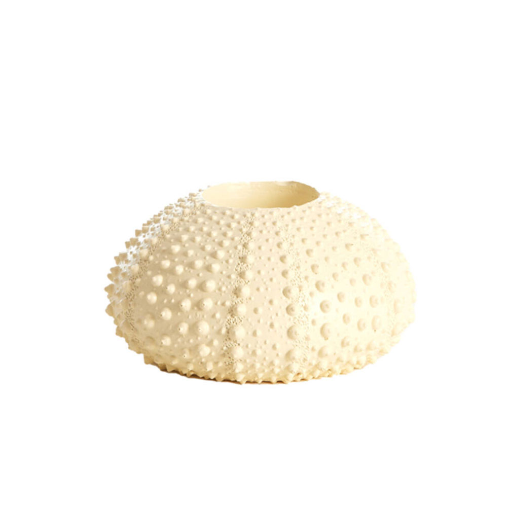 Theelichthouder Sea Urchin Creme
