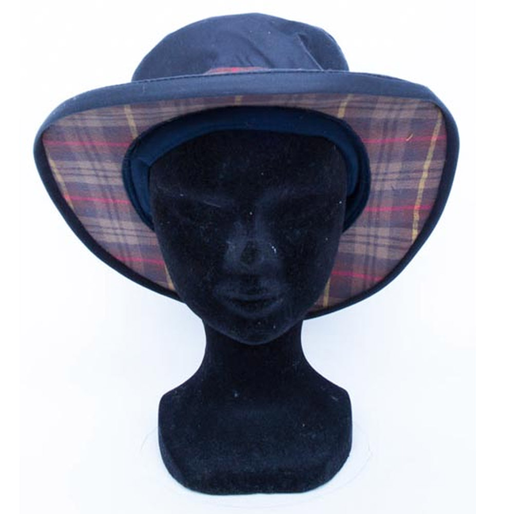 Thelma Wax Hoed Navy - Bruin