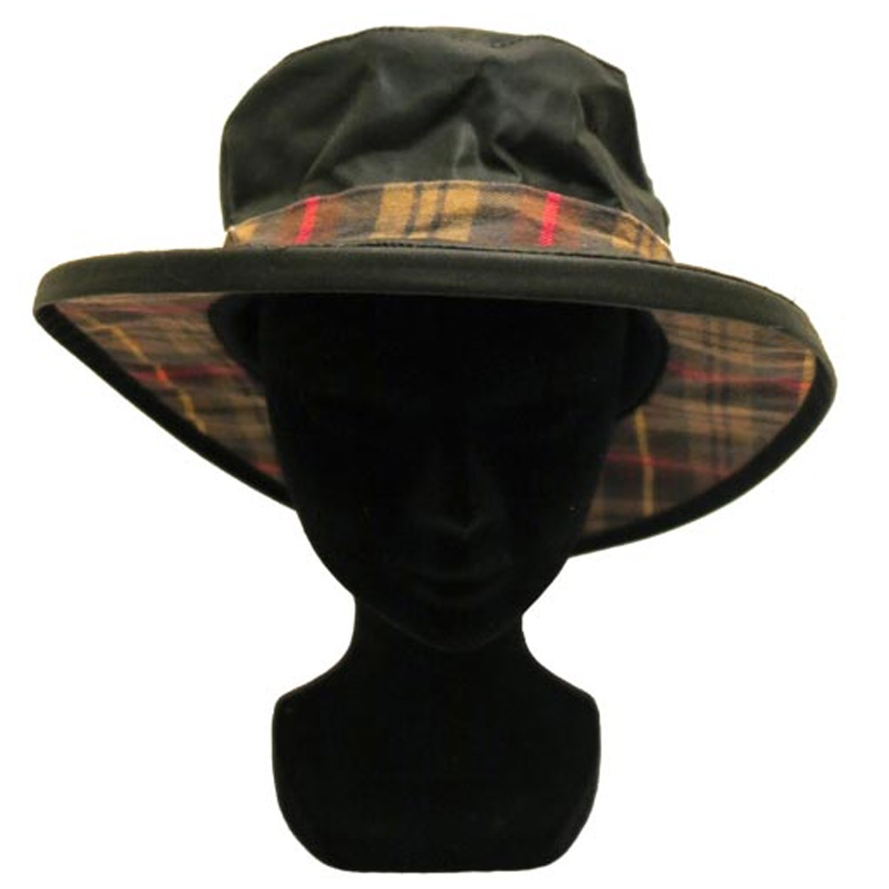 Hunter Outdoor Thelma Wax Hoed Olive / Bruin