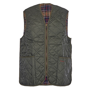 Binnenvoering Quilted Waistcoat olive