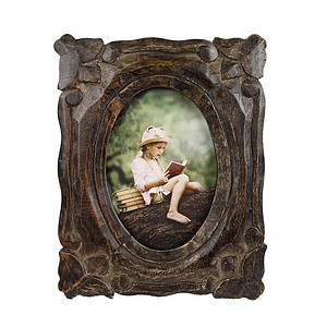 Fotolijst Kathedraal zwart hout