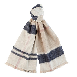 Rosefield Tartan Scarf Rosewood