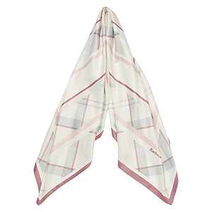 Tartan printed Square silver Birch