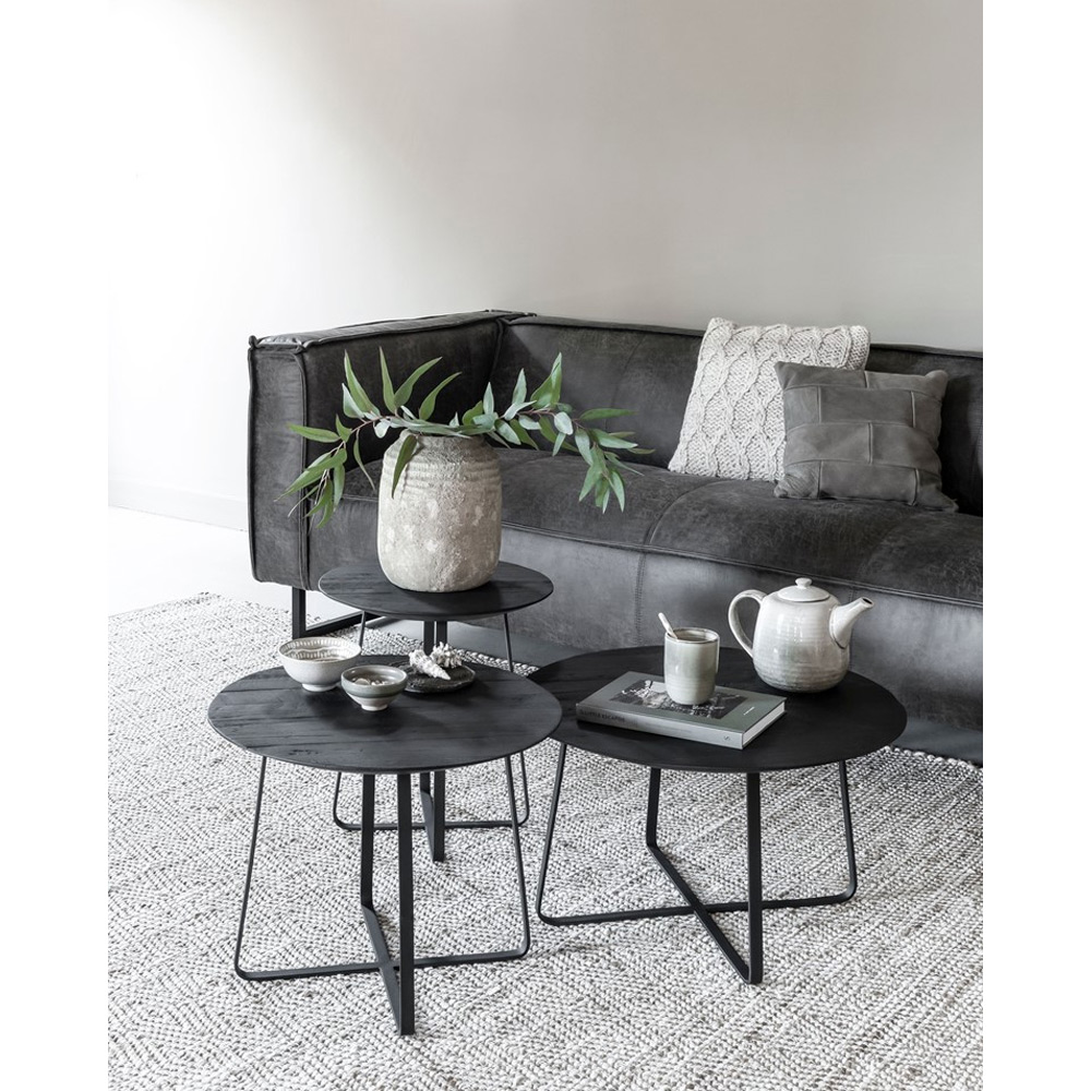 wiel Tijdig In detail Tivoli salontafel smal 40cm zwart - Salontafels bij countrylifestyle.nl