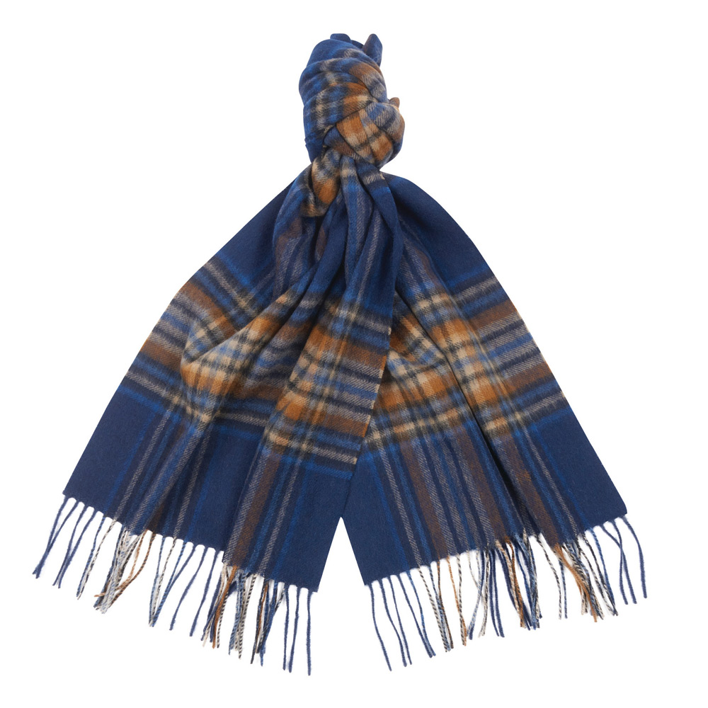 Barbour Torridon check Scarf Midnight