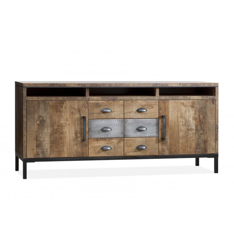 Zwolle Dressoir 2 dr/3 la /3 open