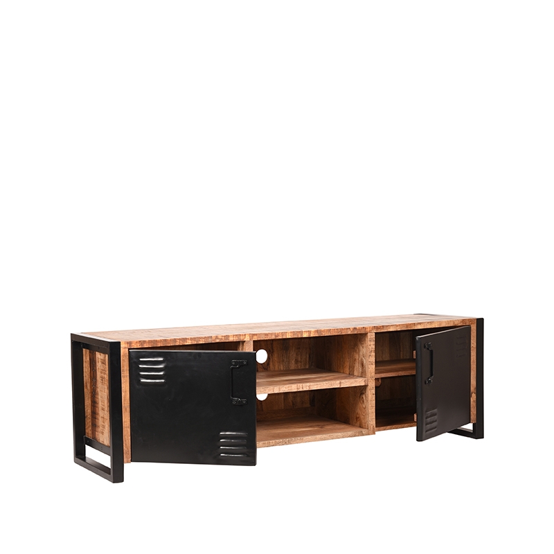 Tv-meubel Brussels - Naturel - Mangohout - 160 cm Tv-meubel Brussels - Naturel - Mangohout - 160 cm
