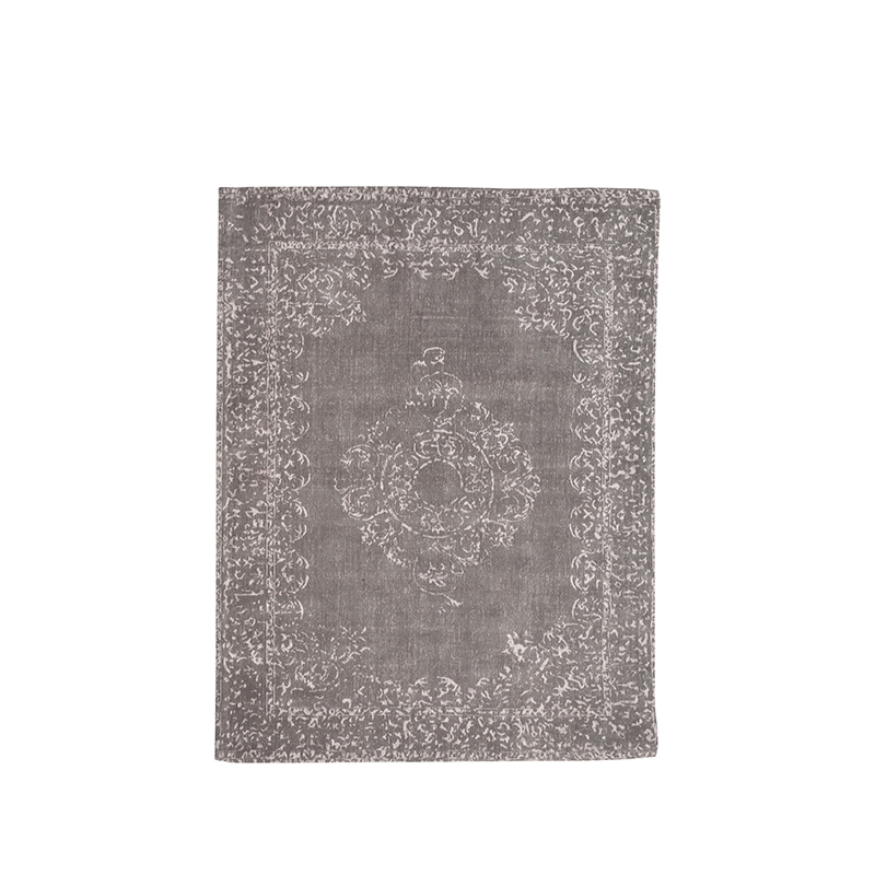 Vloerkleed Vintage - Antraciet - Katoen - 140x160 cm Vloerkleed Vintage - Antraciet - Katoen - 140x160 cm