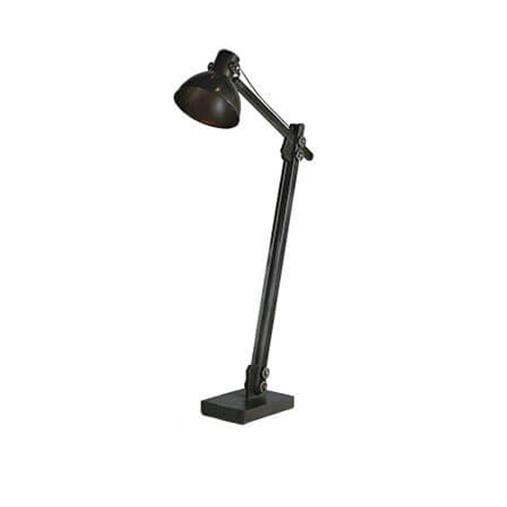 Vloerlamp Zwart hout