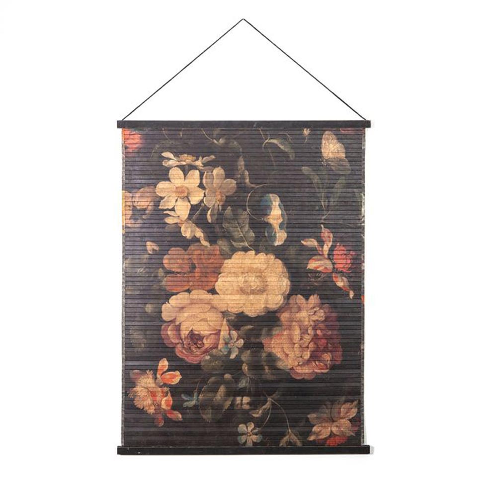 Wanddecoratie Miyagi flowers S